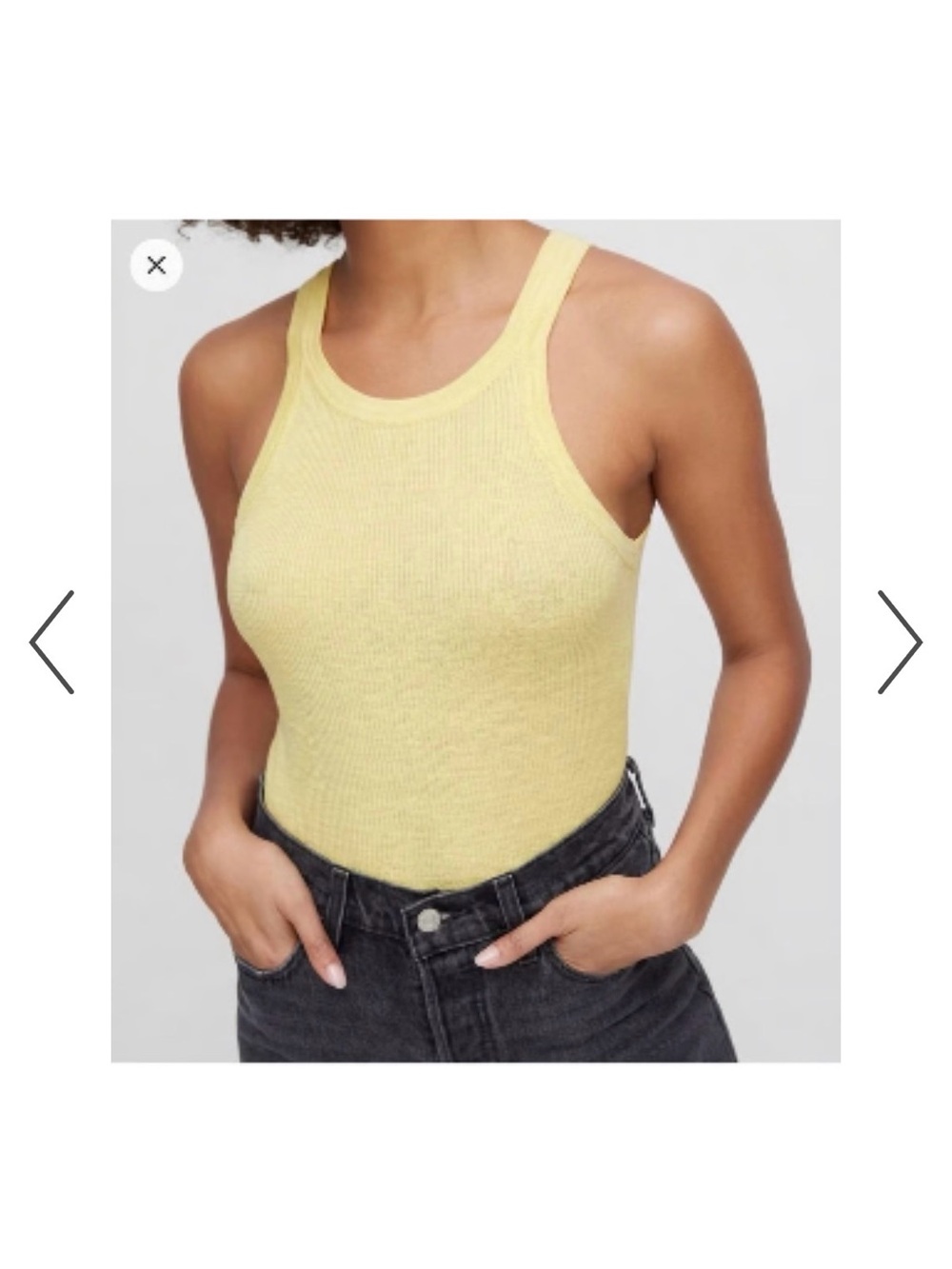 Aritzia Wilfred Free
ELLISON TANK
Size S
Colour LEMON MERINGUE
NWOT